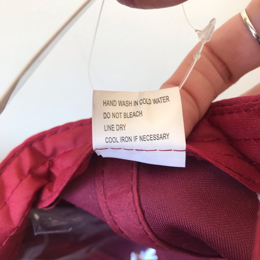 Velvet Burgundy Cap-NWT - Picture 6 of 11